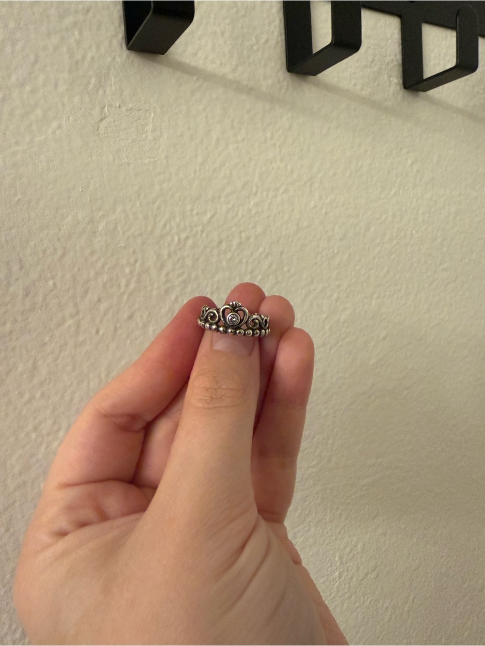 Pandora Sterling Silver Crown Tiara Ring - Silver